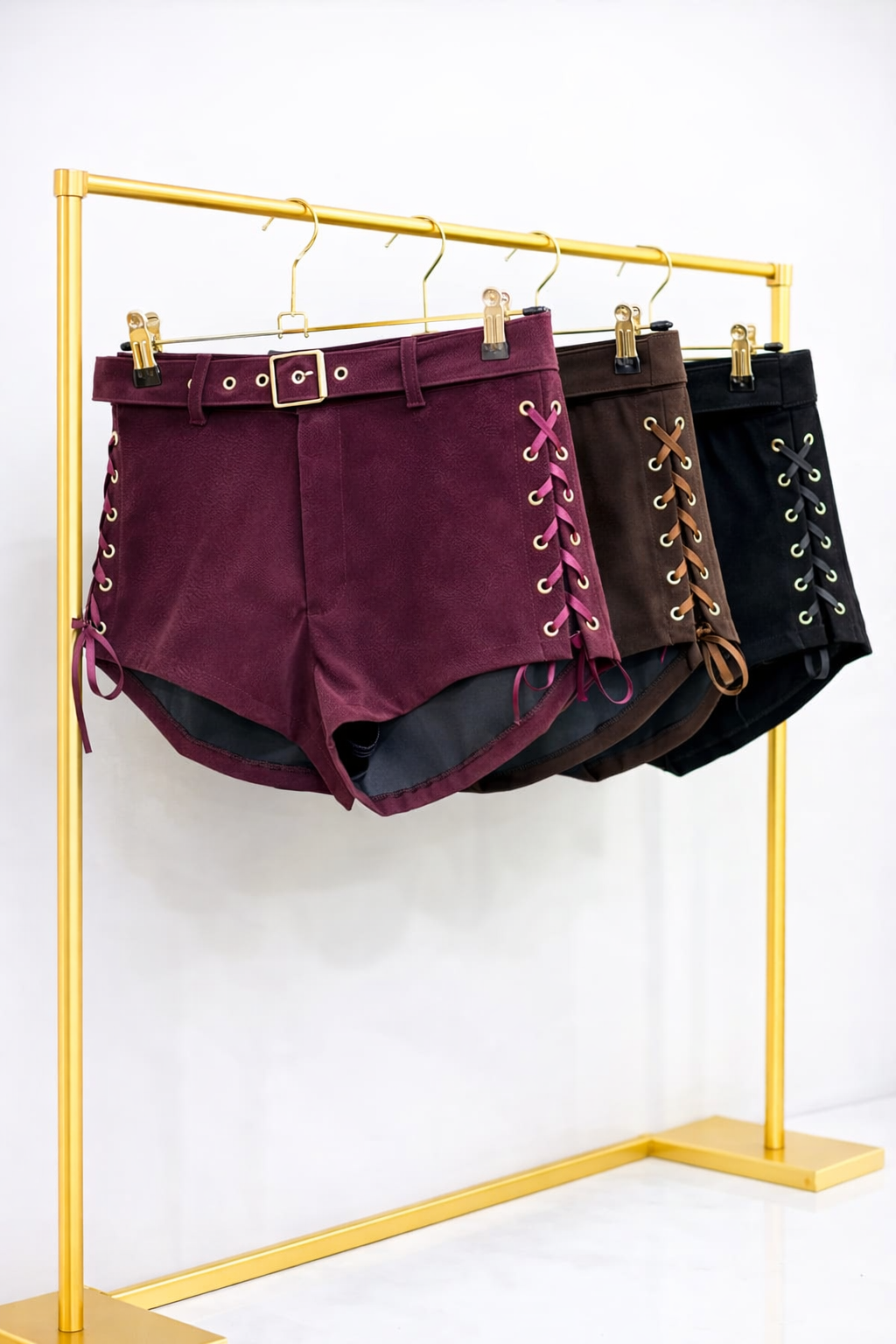 SHORT ALESSA ENGOMADO JASPEADO (S094)