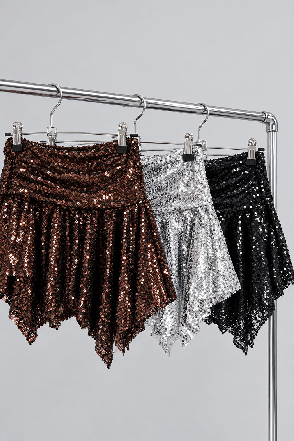 SHORT POLLERA LENTEJUELAS DARA (SP473)