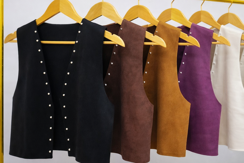 CHALECO  GAMUZADO KARELI (CH344)