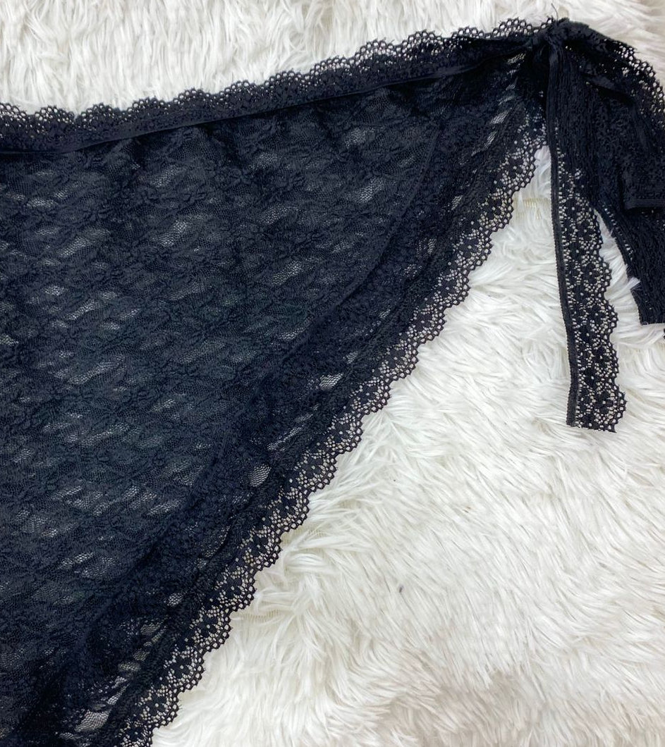Pañuelo/Bandana  Aesthetic c/puntillas  (BA433)