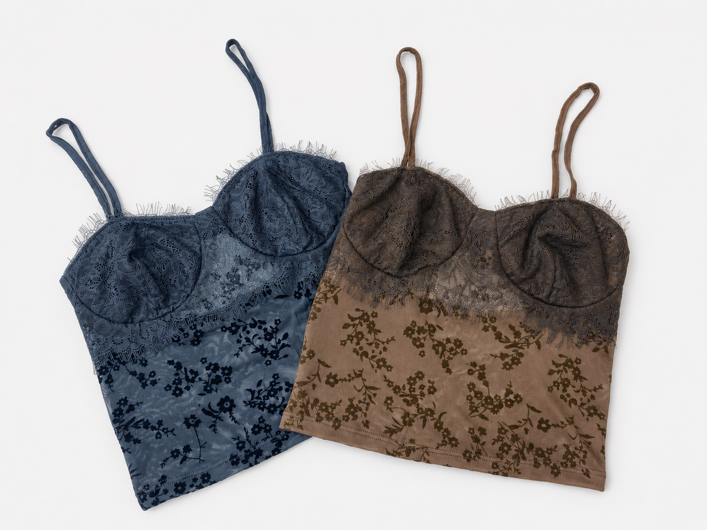 TOP  ENCAJE C/PUNTILLA SIKA (T406)