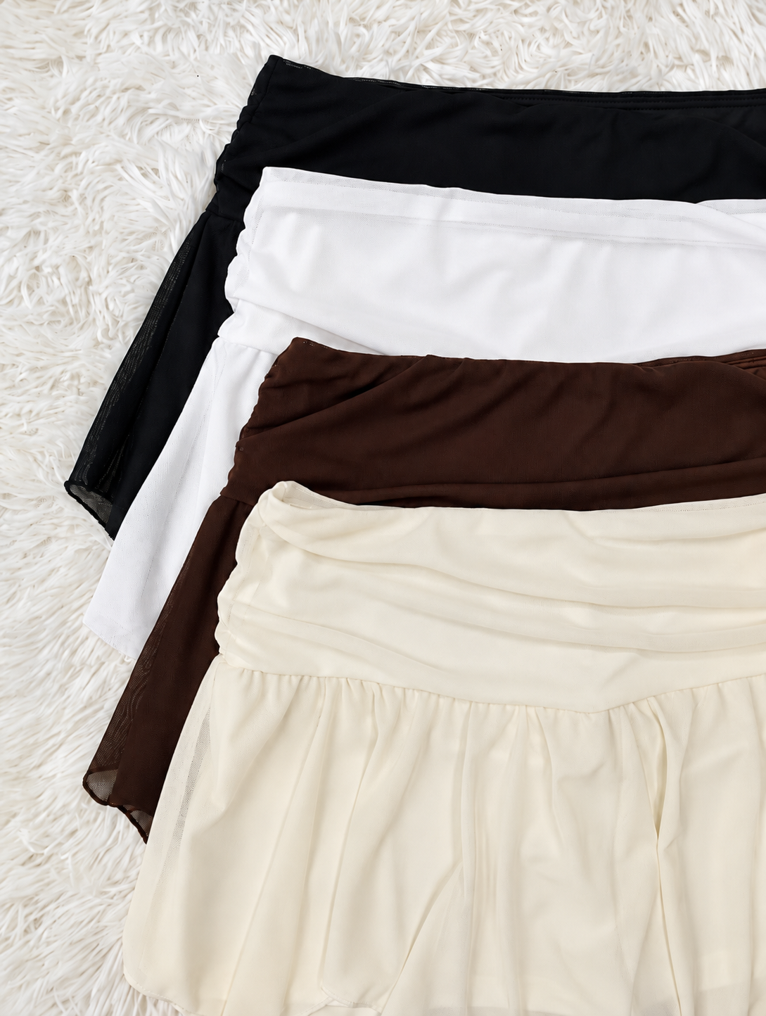 SHORT POLLERA TULL ANYA (ST474)