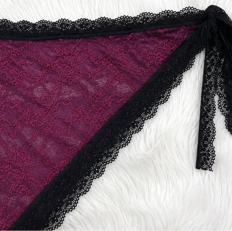 Pañuelo/Bandana  Aesthetic c/puntillas  (BA433)