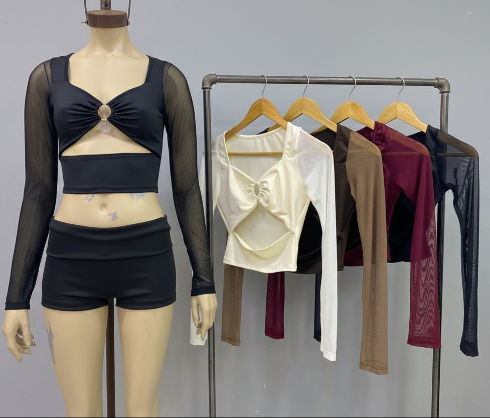 TOP LYU MICROFIBRA Y TULL (T093)